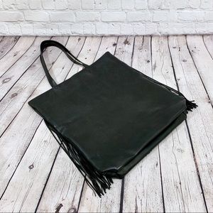 Victoria's Secret Bags - Victoria’s Secret Black Fringe Large Tote Bag NWT Victoria's Secret Bags - Victoria’s Secret Black Fringe Large Tote Bag NWT